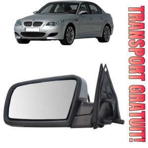Oglinda Stanga BMW Seria 5 (E60) din 2001 - 2010, Auto, Reglaj electric, Completa