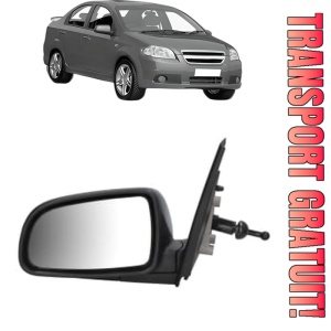Oglinda Stanga CHEVROLET AVEO / KALOS Hatchback (T250, T255) din 2006 - 2012, Auto, Reglaj mecanic, Completa