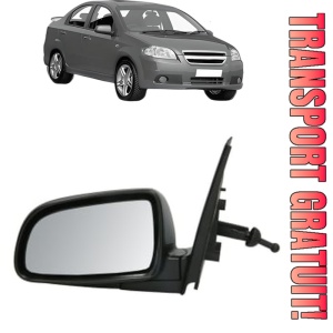 Oglinda Stanga CHEVROLET AVEO / KALOS Hatchback (T250, T255) din 2006 - 2012, Auto, Reglaj mecanic, Completa