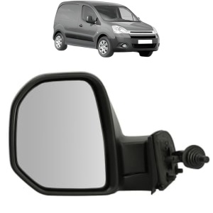 Oglinda Stanga CITROEN BERLINGO Box Body/MPV (B9) din 2008 - 2021, Auto, Reglaj mecanic, Completa - Img 2
