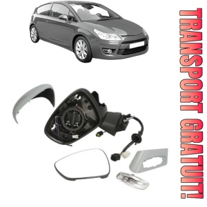 Oglinda Stanga CITROEN C4 Coupe (LA_) din 2004 - 2011, Auto, Reglaj electric, Completa