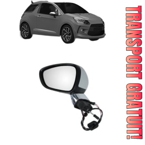 Oglinda Stanga DS DS 3 Convertible (SB_) din 2015 - 2019, Auto, Reglaj electric, Completa