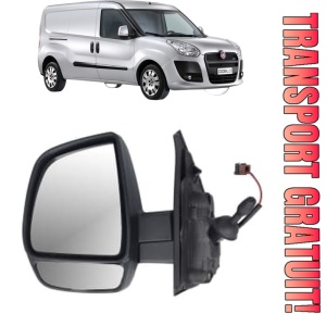 Oglinda Stanga FIAT DOBLO Bus (263_) din 2010 - 2023, Auto, Reglaj mecanic, Completa