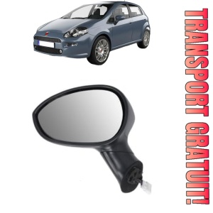 Oglinda Stanga FIAT PUNTO Hatchback Van (199_) din 2008 - 2012, Auto, Reglaj electric, Completa