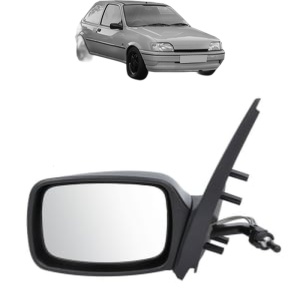 Oglinda Stanga FORD FIESTA Box Body/MPV (F3L, F5L) din 1991 - 1996, Auto, Reglaj mecanic, Completa - Img 2