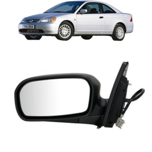 Oglinda Stanga HONDA CIVIC VII Coupe (EM2) din 2001 - 2005, Auto, Reglaj electric, Completa - Img 2