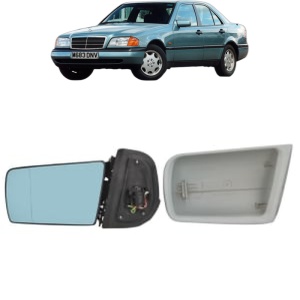Oglinda Stanga MERCEDES-BENZ C-CLASS (W202) din 1993 - 2000, Auto, Reglaj electric, Completa - Img 2