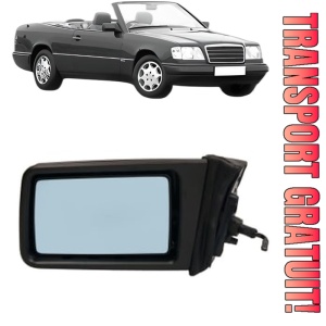 Oglinda Stanga MERCEDES-BENZ E-CLASS Convertible (A124) din 1993 - 1998, Auto, Reglaj mecanic, Completa