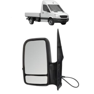 Oglinda Stanga MERCEDES-BENZ SPRINTER 3,5-t Platform/Chassis (B906) din 2006 - 2018, Auto, Reglaj manual, Completa - Img 2