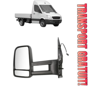 Oglinda Stanga MERCEDES-BENZ SPRINTER 3,5-t Platform/Chassis (B906) din 2006 - 2018, Auto, Reglaj manual, Completa
