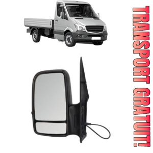 Oglinda Stanga MERCEDES-BENZ SPRINTER 3-t Platform/Chassis (B906) din 2006 - 2018, Auto, Reglaj manual, Completa