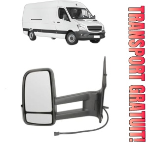 Oglinda Stanga MERCEDES-BENZ SPRINTER 3-t Van (B906) din 2006 - 2018, Auto, Reglaj electric, Completa