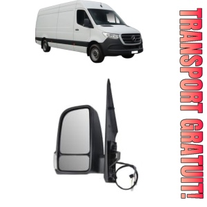 Oglinda Stanga MERCEDES-BENZ SPRINTER 4-t Van (B907, B910) din 2018 - 2025, Auto, Reglaj electric, Completa