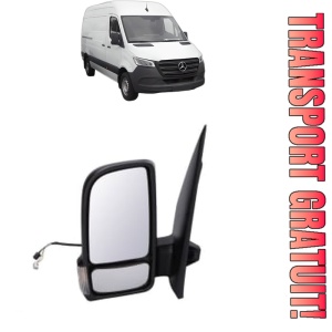 Oglinda Stanga MERCEDES-BENZ SPRINTER 5-t Van (B907) din 2018 - 2021, Auto, Reglaj electric, Completa