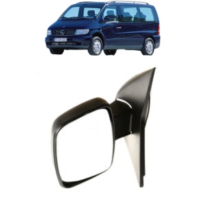 Oglinda Stanga MERCEDES-BENZ V-CLASS Van (638/2) din 1996 - 2003, Auto, Reglaj manual, Completa - Img 2