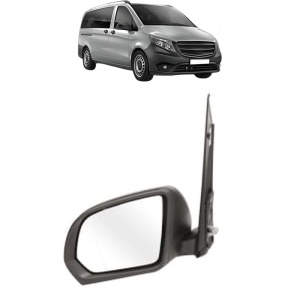 Oglinda Stanga MERCEDES-BENZ VITO Tourer (W447) din 2014 - 2024, Auto, Reglaj manual, Completa - Img 2