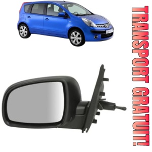 Oglinda Stanga NISSAN NOTE (E11, NE11) din 2006 - 2013, Auto, Reglaj mecanic, Completa