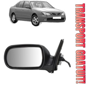 Oglinda Stanga NISSAN PRIMERA (P11) din 1996 - 2001, Auto, Reglaj manual, Completa