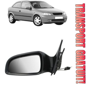 Oglinda Stanga OPEL ASTRA G Hatchback (T98) din 1998 - 2009, Auto, Reglaj mecanic, Completa