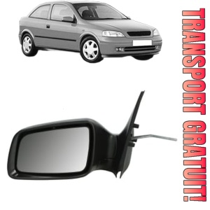 Oglinda Stanga OPEL ASTRA G Hatchback (T98) din 1998 - 2009, Auto, Reglaj mecanic, Completa