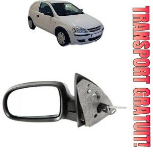 Oglinda Stanga OPEL CORSA C Hatchback Van (X01) din 2000 - 2012, Auto, Reglaj mecanic, Completa