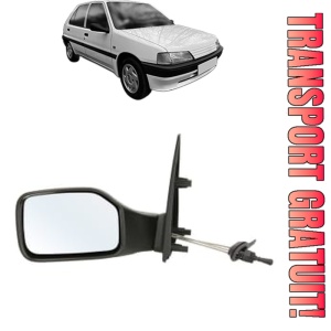 Oglinda Stanga PEUGEOT 106 Van I Hatchback Van (1S_) din 1991 - 1996, Auto, Reglaj mecanic, Completa