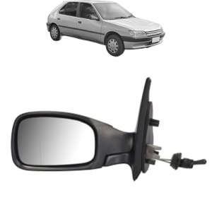 Oglinda Stanga PEUGEOT 306 Hatchback Van din 1993 - 2001, Auto, Reglaj mecanic, Completa - Img 2