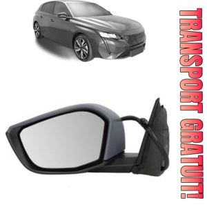 Oglinda Stanga PEUGEOT 308 III (FB_, FH_, FP_, F3_, FM_) din 2021 - 2023, Auto, Reglaj electric, Completa
