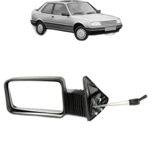 Oglinda Stanga PEUGEOT 309 I (10C, 10A) din 1985 - 1989, Auto, Reglaj mecanic, Completa - Img 2