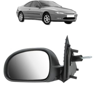 Oglinda Stanga PEUGEOT 406 Coupe (8C) din 1997 - 2004, Auto, Reglaj mecanic, Completa - Img 2
