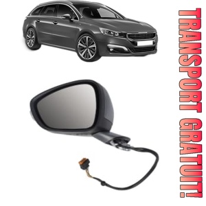 Oglinda Stanga PEUGEOT 508 SW I (8E_) din 2010 - 2018, Auto, Reglaj electric, Completa