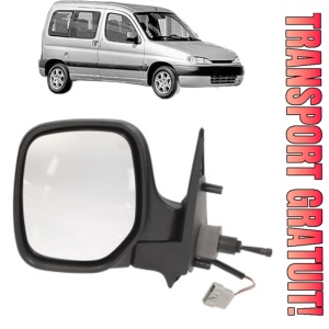 Oglinda Stanga PEUGEOT PARTNER MPV (5_, G_) din 1996 - 2015, Auto, Reglaj mecanic, Completa