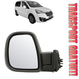 Oglinda Stanga PEUGEOT PARTNER ORIGIN Box Body/MPV (G_) din 2008 - 2015, Auto, Reglaj electric, Completa