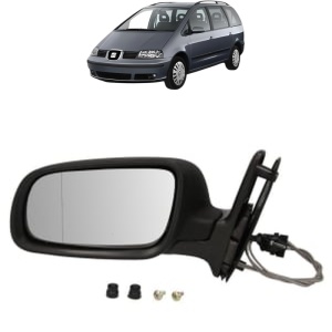 Oglinda Stanga SEAT ALHAMBRA (7V8, 7V9) din 1996 - 2010, Auto, Reglaj mecanic, Completa - Img 2