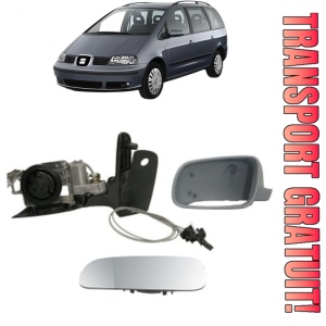 Oglinda Stanga SEAT ALHAMBRA VAN (7V8, 7V9) din 1996 - 2010, Auto, Reglaj mecanic, Completa