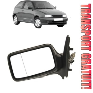 Oglinda Stanga SEAT IBIZA II (6K1) din 1993 - 2002, Auto, Reglaj mecanic, Completa