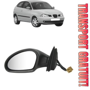 Oglinda Stanga SEAT IBIZA III (6L1) din 2002 - 2009, Auto, Reglaj electric, Completa