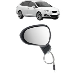 Oglinda Stanga SEAT IBIZA IV ST (6J8, 6P8) din 2010 - 2016, Auto, Reglaj mecanic, Completa - Img 2