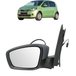 Oglinda Stanga SKODA CITIGO (NF1) din 2011 - 2019, Auto, Reglaj electric, Completa - Img 2