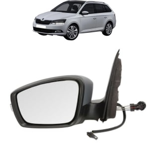 Oglinda Stanga SKODA FABIA III Estate (NJ5) din 2014 - 2022, Auto, Reglaj mecanic, Completa - Img 2