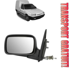 Oglinda Stanga SKODA FELICIA Cube Van (6U5) din 1995 - 2000, Auto, Reglaj mecanic, Completa