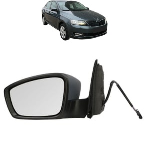 Oglinda Stanga SKODA RAPID (NH3, NK3, NK6) din 2012 - 2022, Auto, Reglaj electric, Completa - Img 2