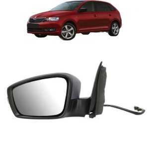 Oglinda Stanga SKODA RAPID Spaceback (NH1) din 2012 - 2019, Auto, Reglaj electric, Completa - Img 2