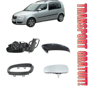 Oglinda Stanga SKODA ROOMSTER Praktik (5J) din 2007 - 2015, Auto, Reglaj electric, Completa