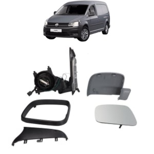 Oglinda Stanga Volkswagen CADDY III Box Body/MPV (2KA, 2KH, 2CA, 2CH) din 2004 - 2015, Auto, Reglaj electric, Completa - Img 2