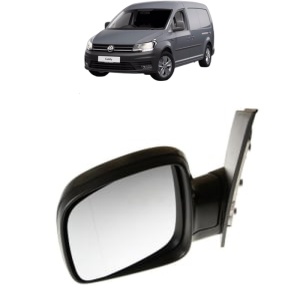 Oglinda Stanga Volkswagen CADDY III Box Body/MPV (2KA, 2KH, 2CA, 2CH) din 2004 - 2015, Auto, Reglaj manual, Completa - Img 2
