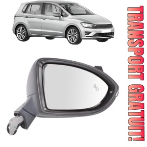 Oglinda Stanga Volkswagen GOLF SPORTSVAN VII (AM1, AN1) din 2014 - 2020, Auto, Reglaj electric, Completa