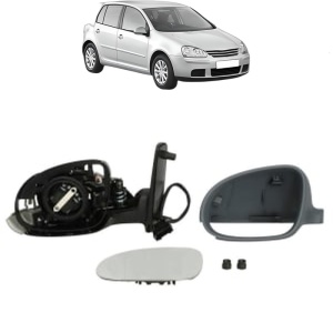 Oglinda Stanga Volkswagen GOLF V (1K1) din 2003 - 2009, Auto, Reglaj electric, Completa - Img 2