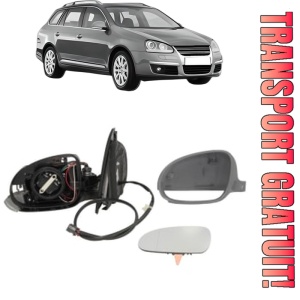 Oglinda Stanga Volkswagen GOLF V Variant (1K5) din 2007 - 2009, Auto, Reglaj electric, Completa