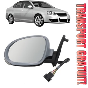 Oglinda Stanga Volkswagen JETTA III (1K2) din 2004 - 2010, Auto, Reglaj electric, Completa